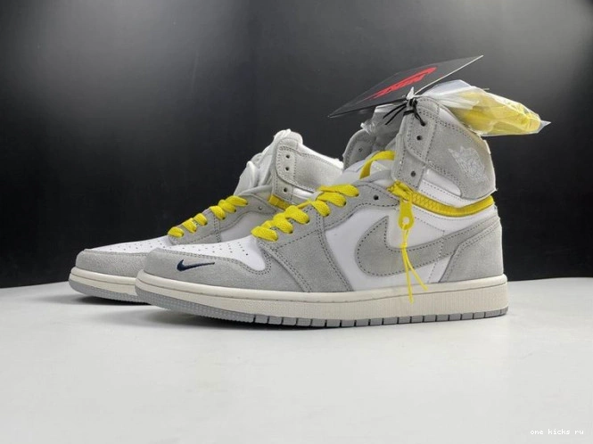 Rep Onekick Jordan Switch Air CW6576-100 1 Light High Smoke 0731